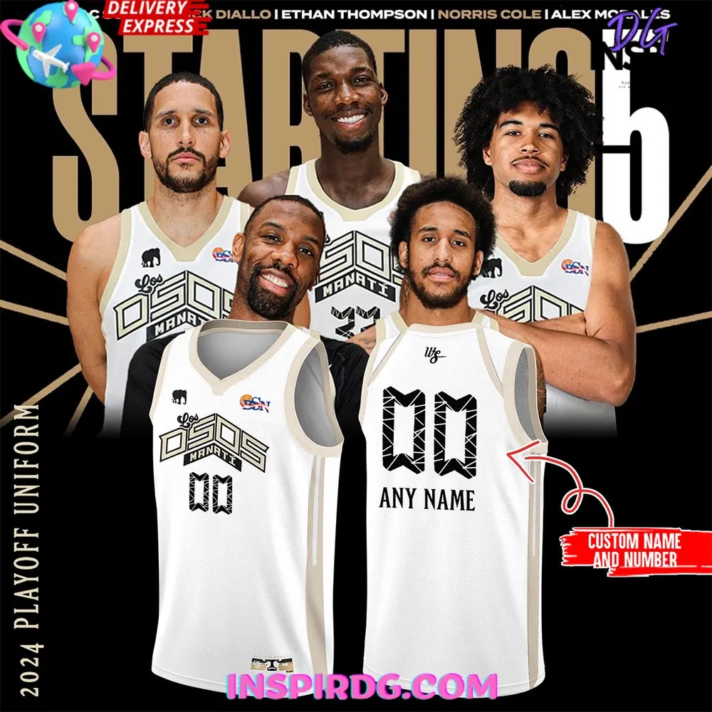-Osos de Manatí Playoff Uniform 2024 Basketball Jersey