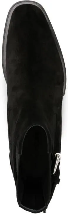 Alexander McQueen suede ankle boots Black