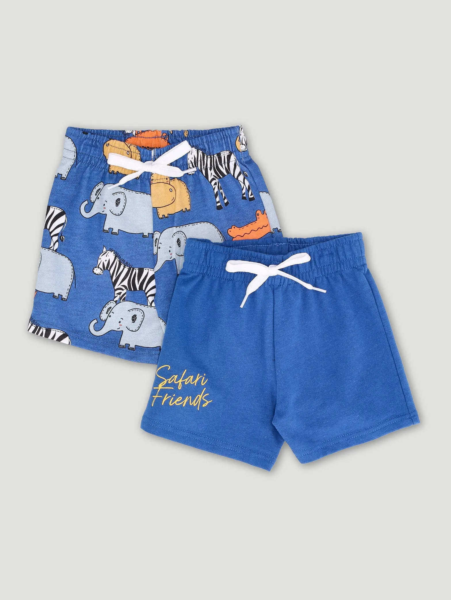 Baby Boys 2 Pack Big 5 Shorts - Blue