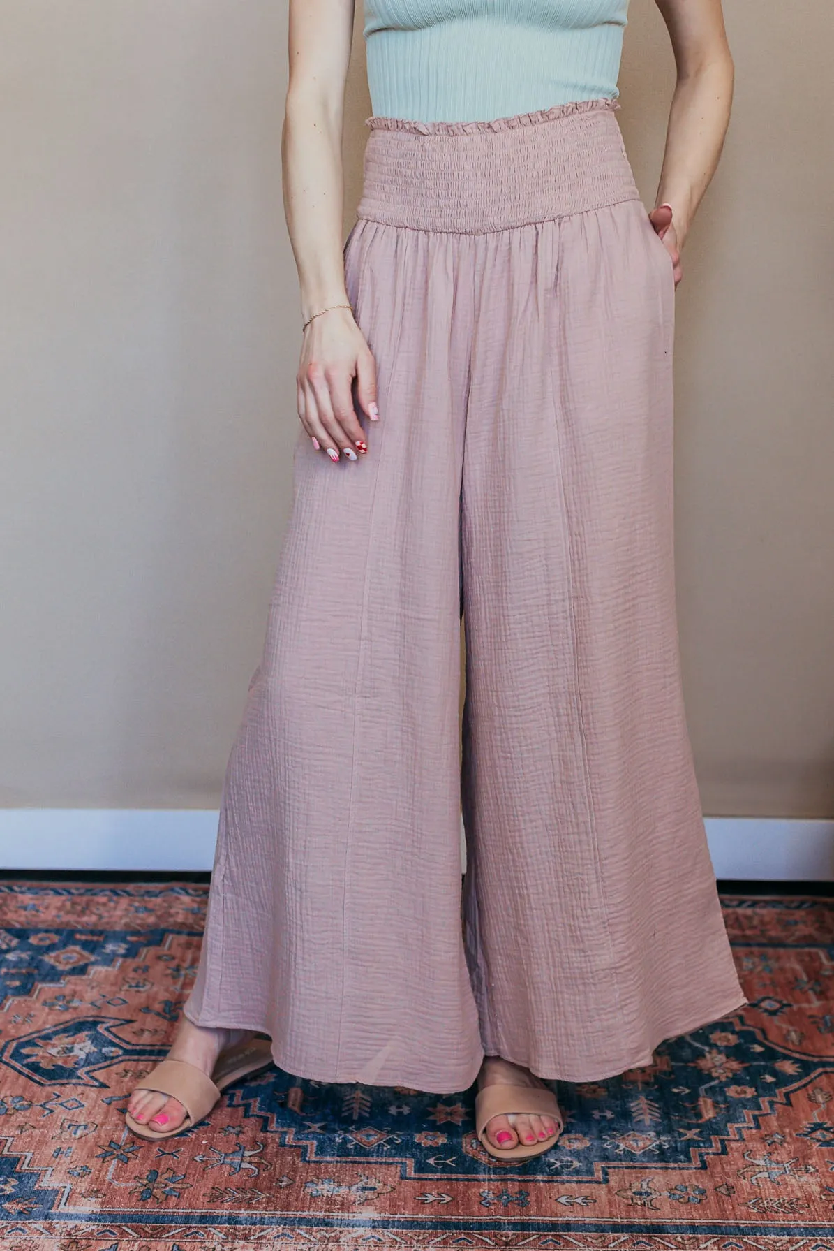 Call Me Wide Leg Pants