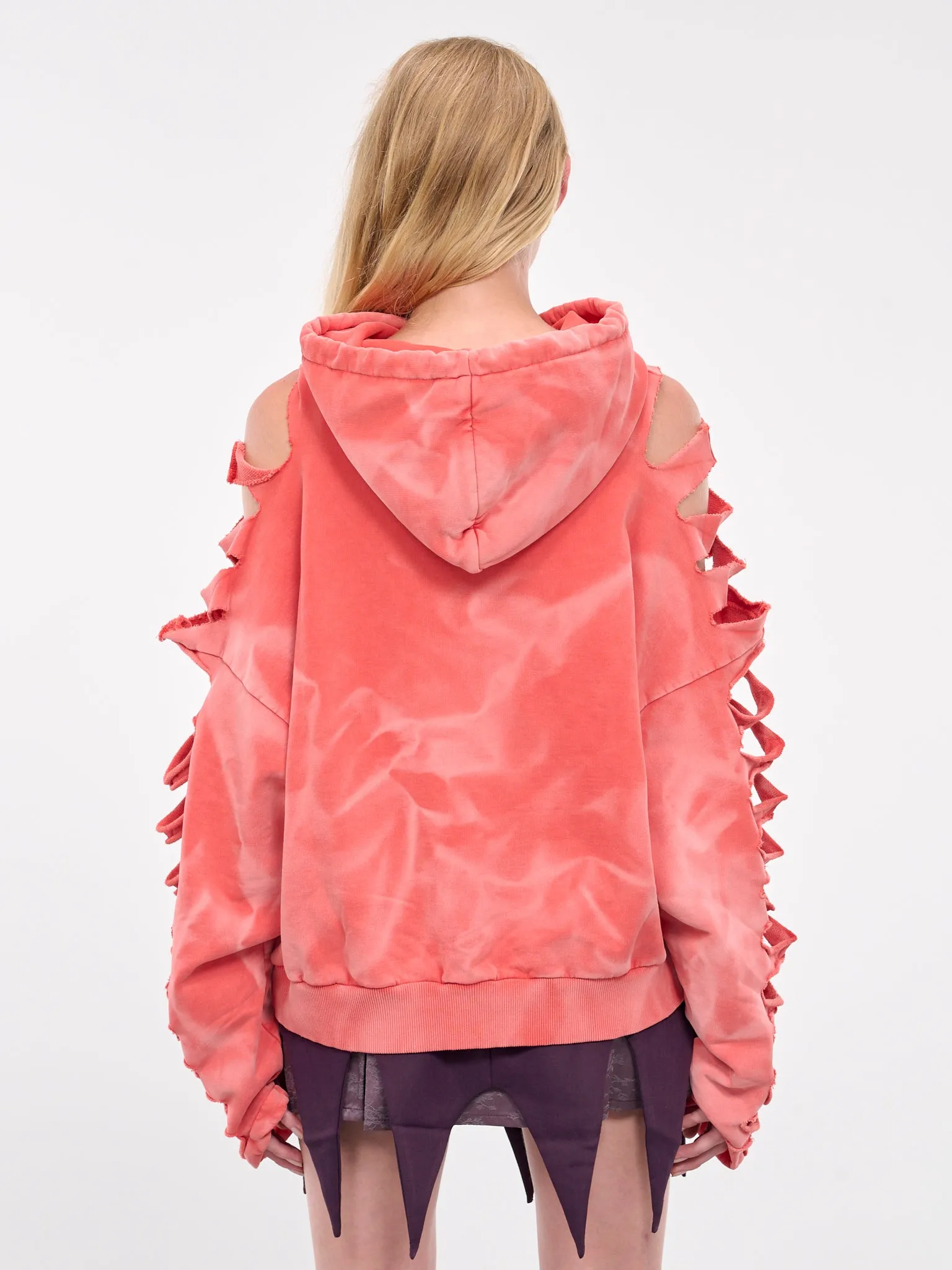 Cut-Out Hoodie (N0401-RED)