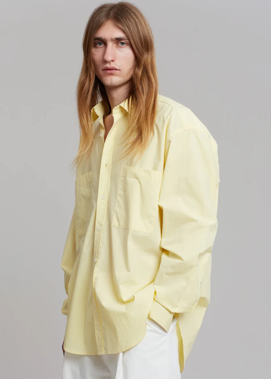 Gus Oversized Shirt - Lemon