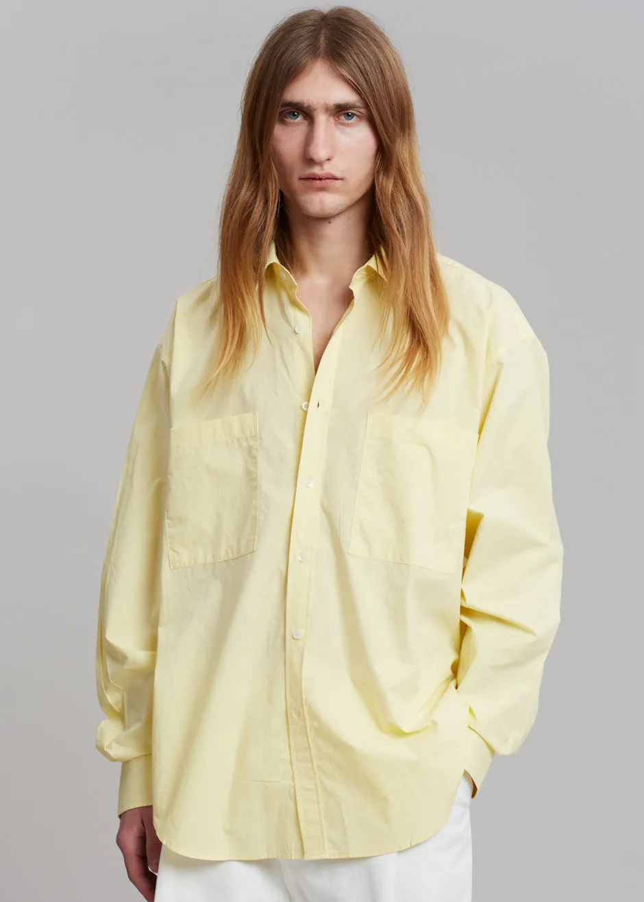 Gus Oversized Shirt - Lemon