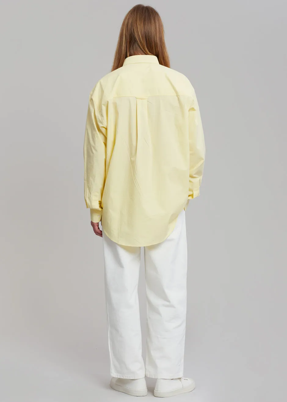 Gus Oversized Shirt - Lemon