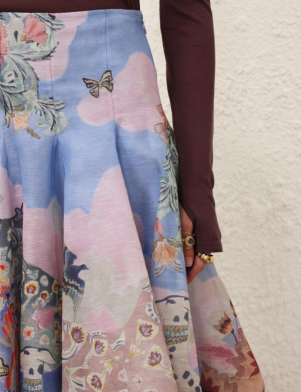 --Illustration Godet Skirt-