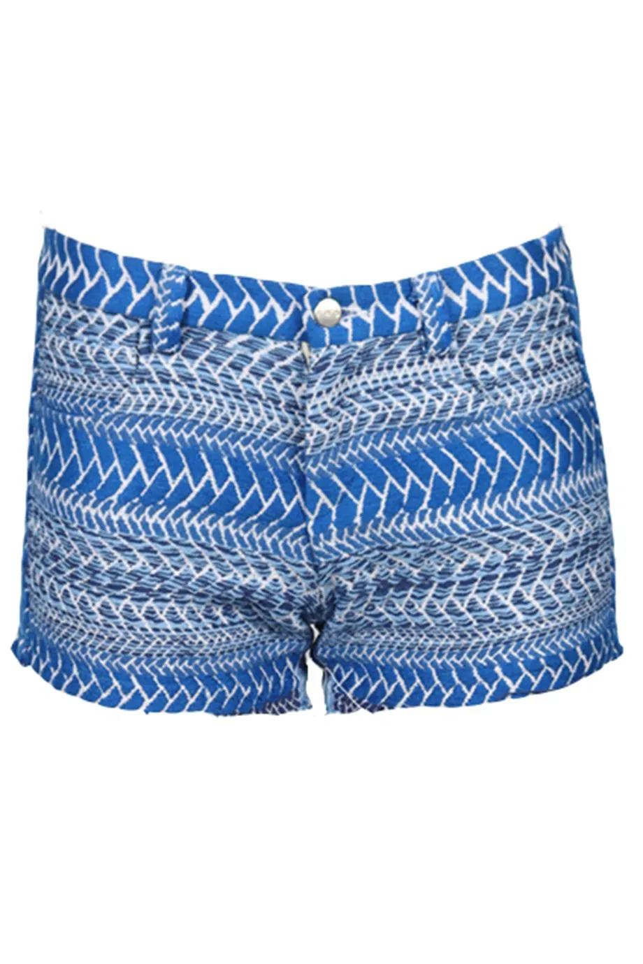 IRO TWEED COTTON BLEND SHORTS FR 36 UK 8