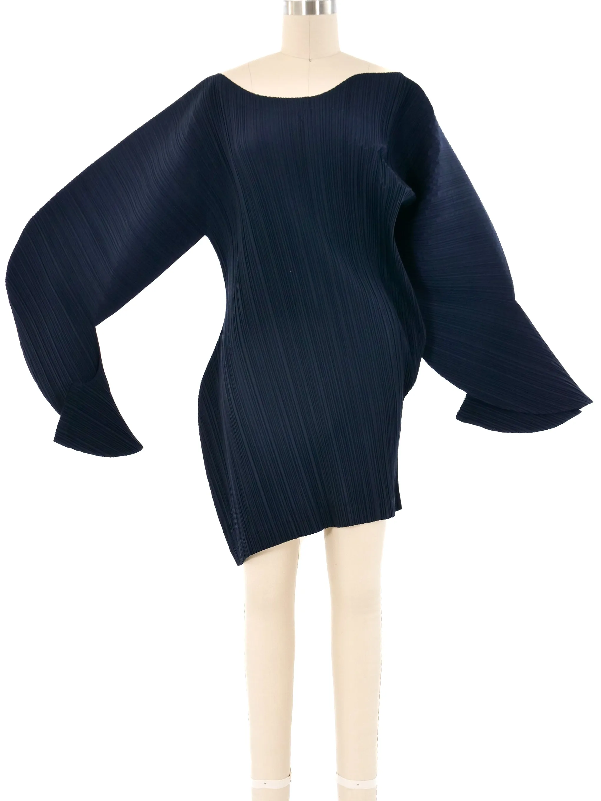 Issey Miyake Sculptural Plisse Dress