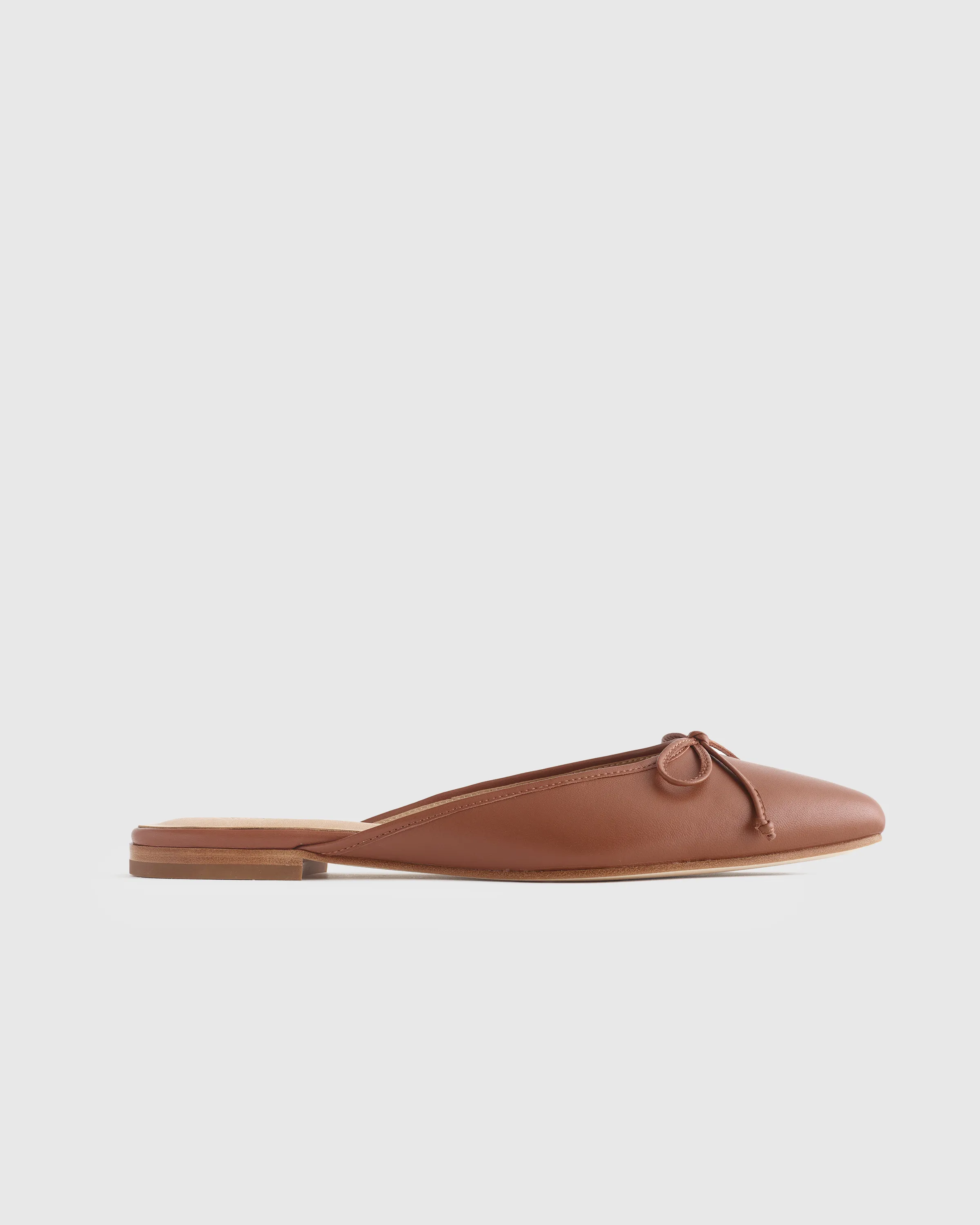 Italian Leather Pointed Mule