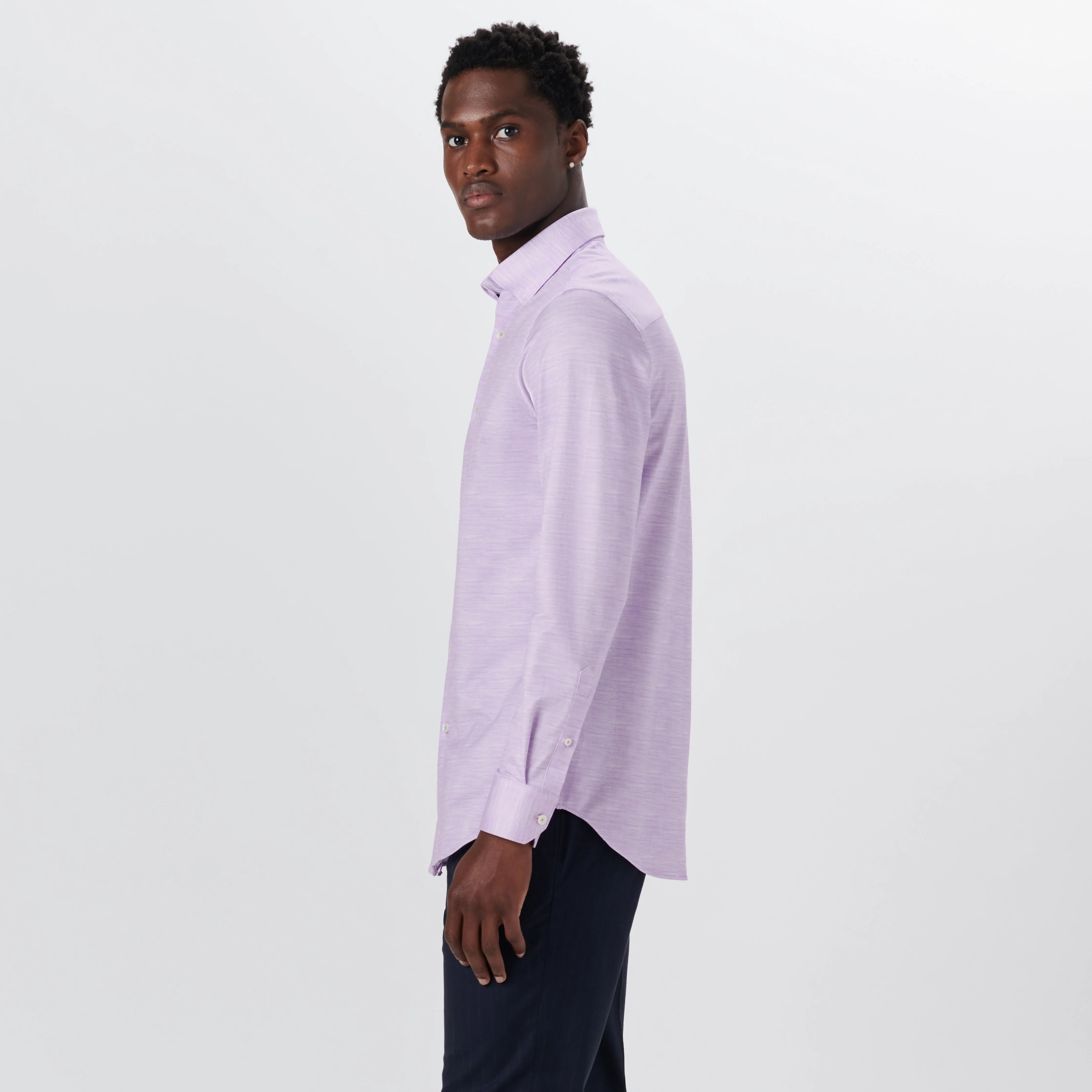JAMES Striated OoohCotton Twill Shirt