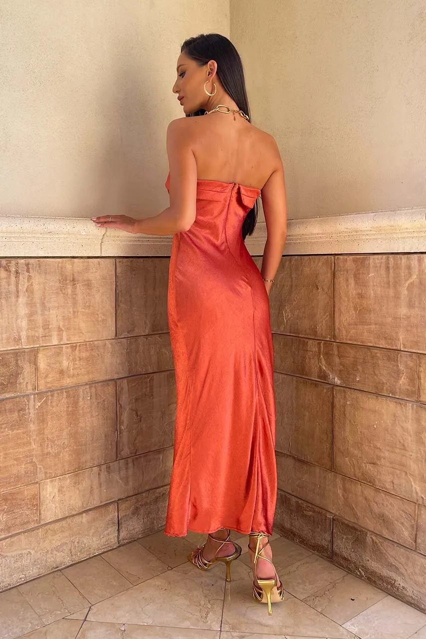 Leila Slip Dress - Copper