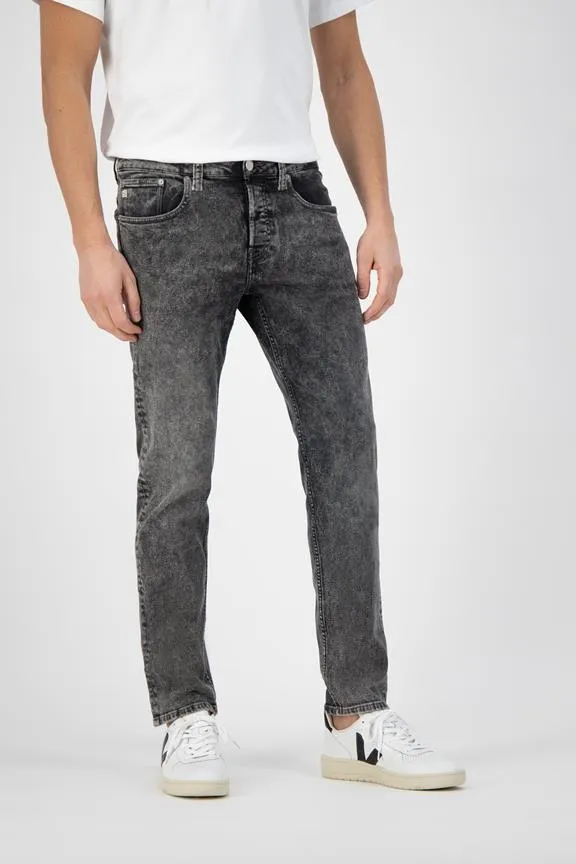 MUD Jeans Jeans Slimmer Rick Heavy Stone Black