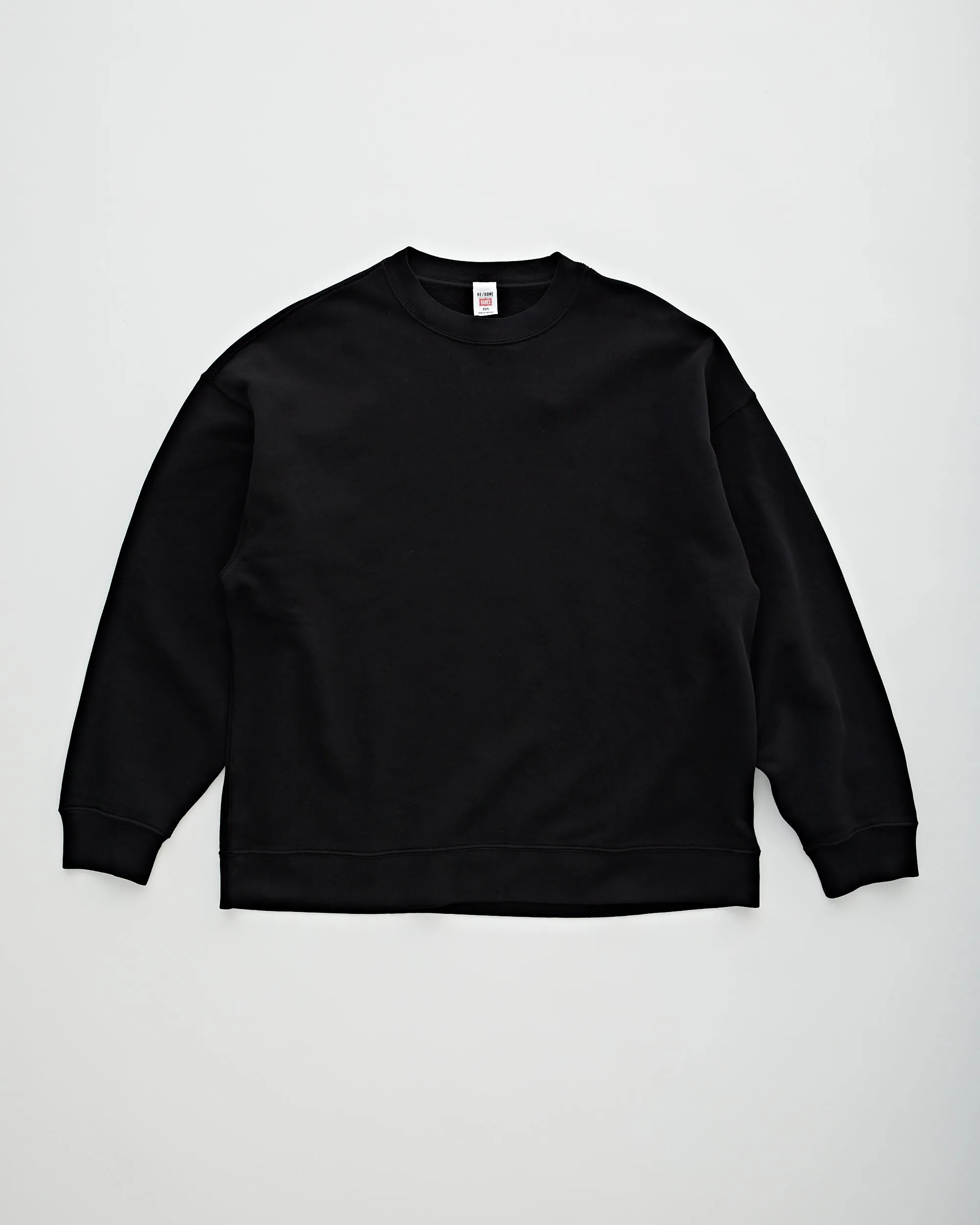 Oversized Crewneck Sweatshirt Black