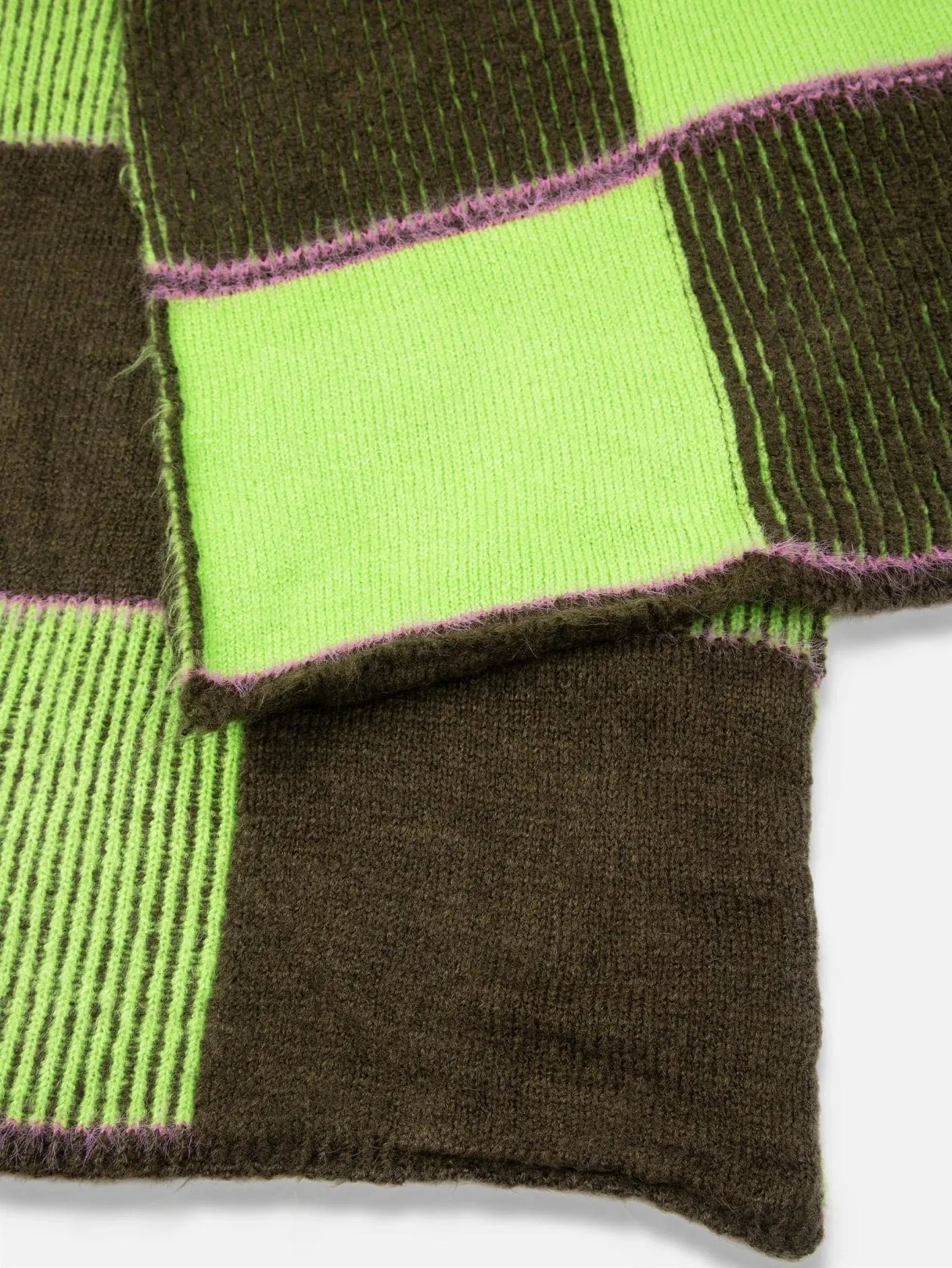 PEMY Squares Knit Scarf
