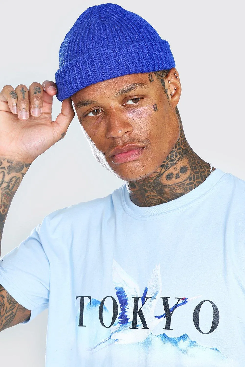 Rib Micro Beanie | boohooMAN UK