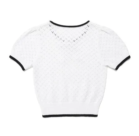 rolarola  |Short Sleeves Logo V-neck & Crew neck