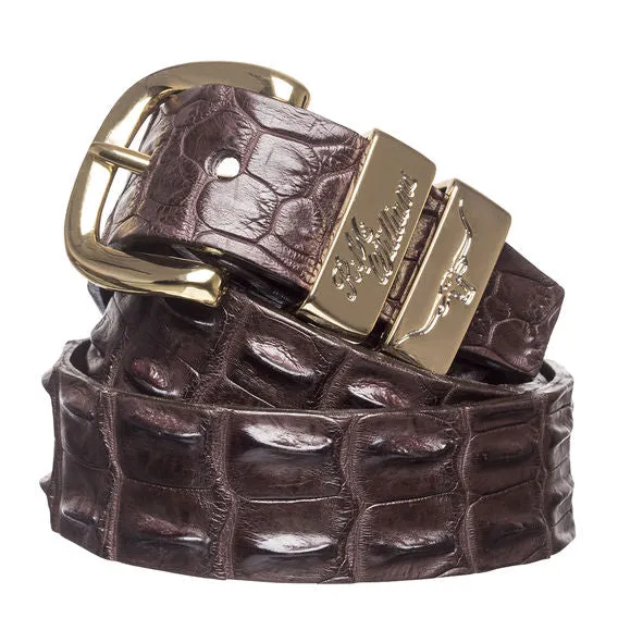 Saltwater Crocodile Belt                             Chestnut