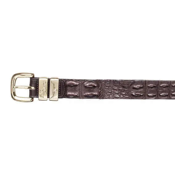 Saltwater Crocodile Belt                             Chestnut