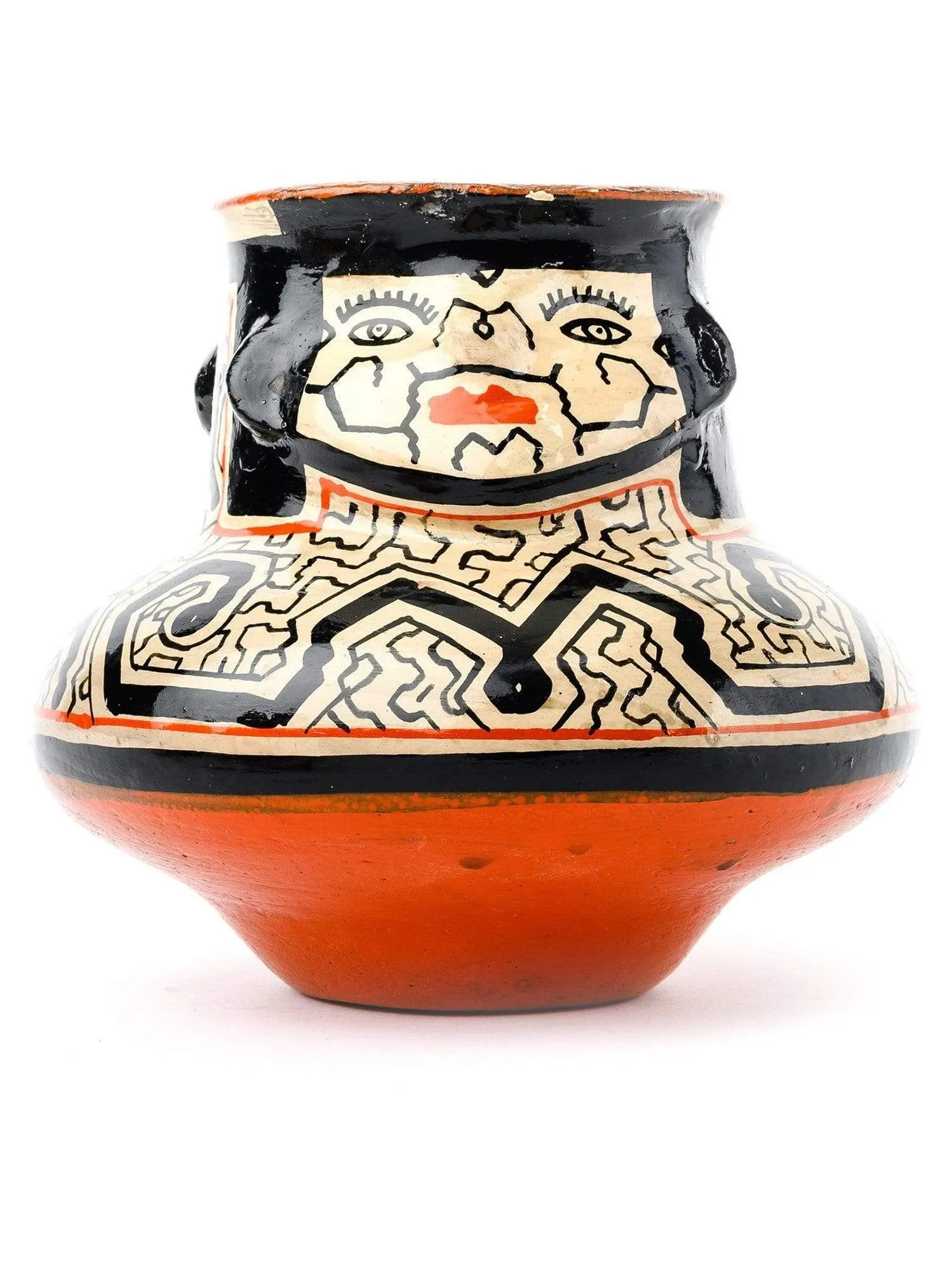 Shipibo Amazon Jungle Ceramic Effigy Vessel