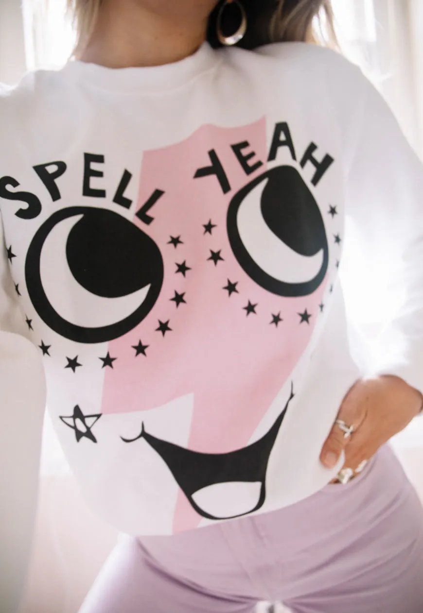Spell Yeah Women's Slogan Sweatshirt