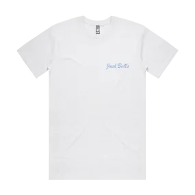 Sucker For Sunsets Blue Logo Tee (White Marle)