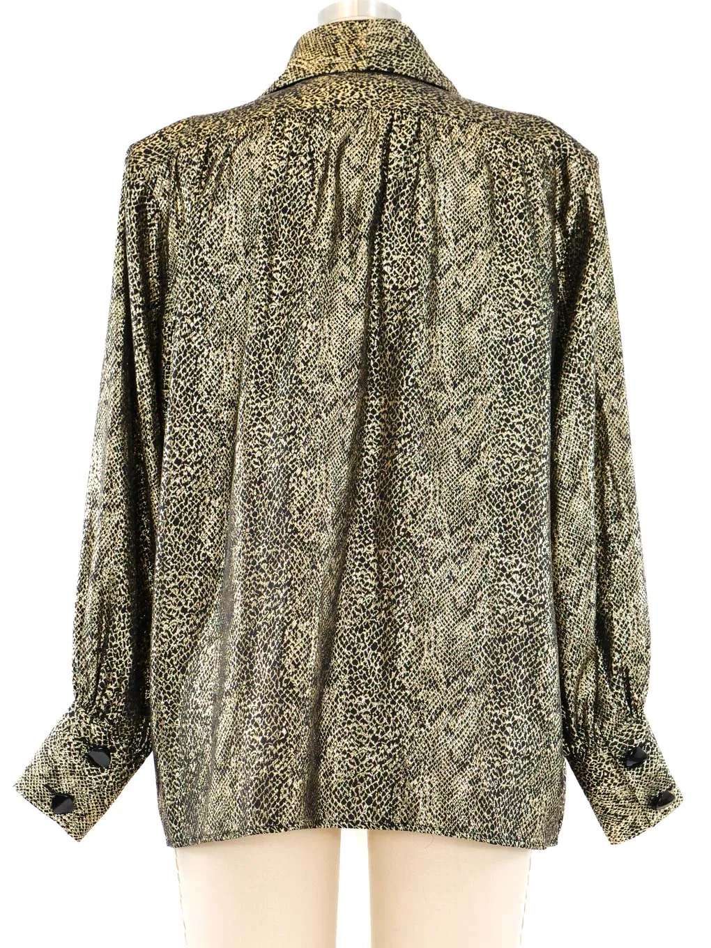 Yves Saint Laurent Metallic Jacquard Jacket